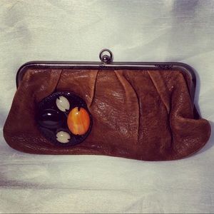 Soft leather vintage Marni clutch